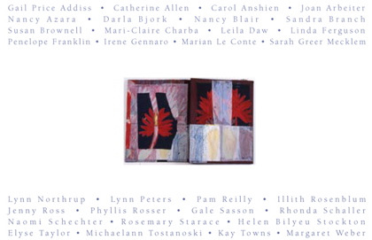 announcement card, Visual Diaries Exhibit, Suffolk County Community College